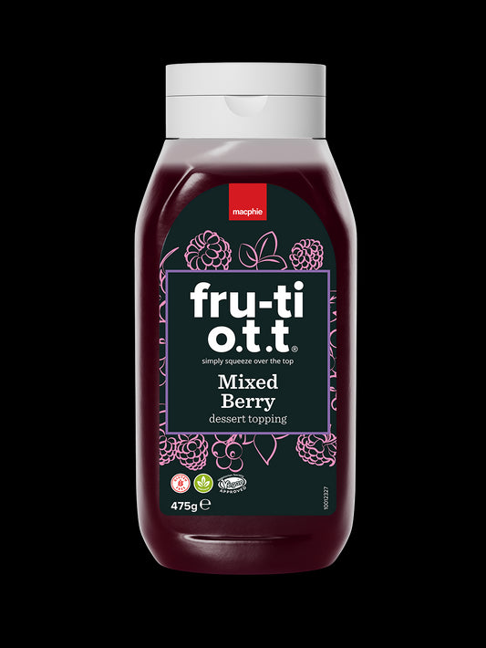 Macphie /OTT Mixed Berry Dessert Topping Sauce 500g