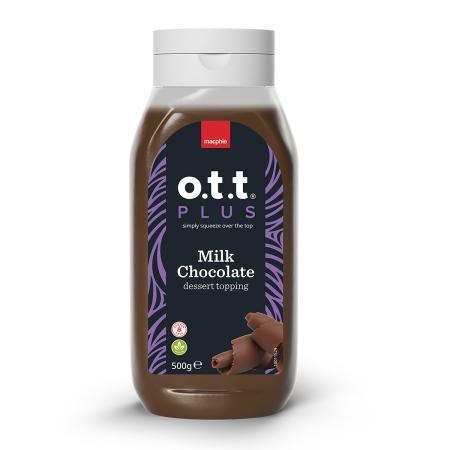 Macphie /OTT Milk Chocolate Dessert Topping Sauce 500g