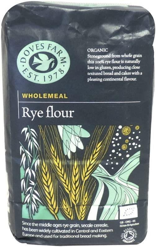 Doves Farm Wholemeal Rye Flour 1kg