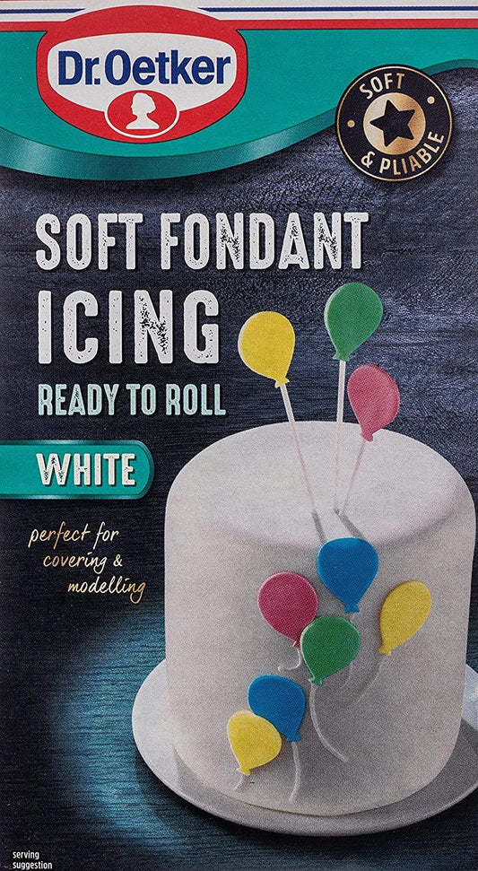 Dr. Oetker Ready to Roll White Fondant Icing 454gm