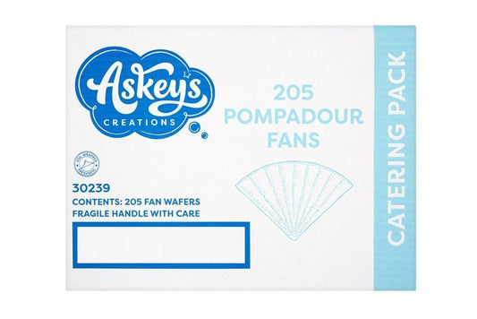 Askeys Pompadour Fan Wafers x 205 Ice Cream Topping