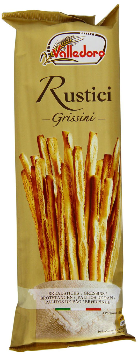 Valledoro Grissini Rustici Breadstick 22 x 100gm