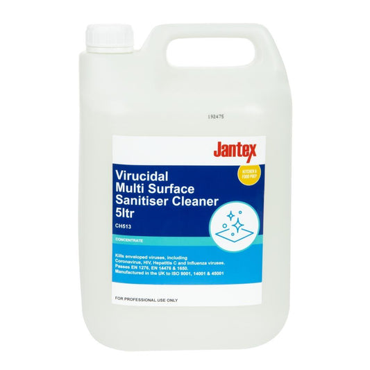 Jantex Kitchen Cleaner & Sanitiser 5ltr Bottle Dilute For Use