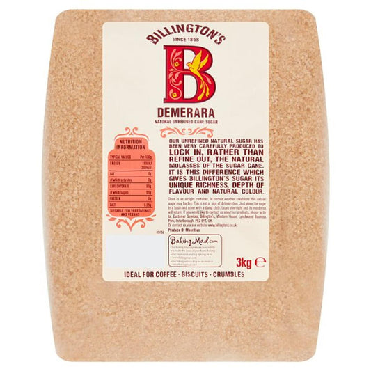 Billingtons Demerara Sugar 3kg