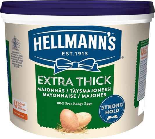 Hellmans Extra Thick Mayonnaise 5ltr Bucket