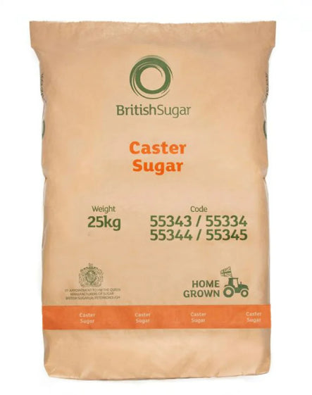 British Sugar Caster Sugar 25kg Sack