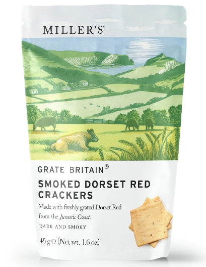 Millers Grate Britain Dorset Red Crackers Pouch 20 x 45g