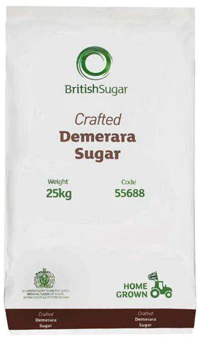 British Sugar Demerara Sugar 25kg Sack