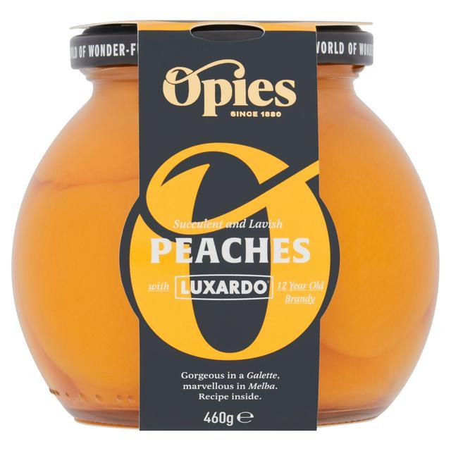 Opies Peaches In Aged Brandy 460g Jar