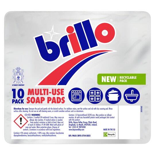 Brillo Soap Pads 10 per pack