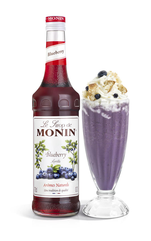 Monin Blueberry Syrup 70cl Glass Bottle