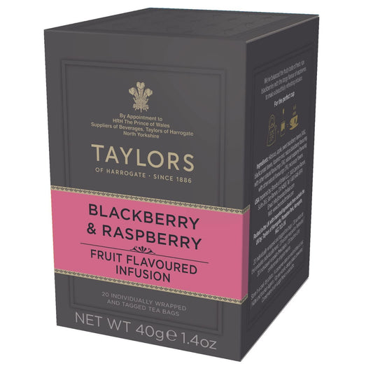Taylors of Harrogate Blackberry & Raspberry Tea 1 x 20 Bags