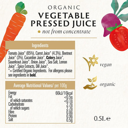 Biona Organic Pressed Vegetable Juice 500ml
