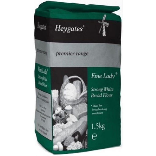 Heygates Fine Lady Strong White Bread Flour 1.5kg