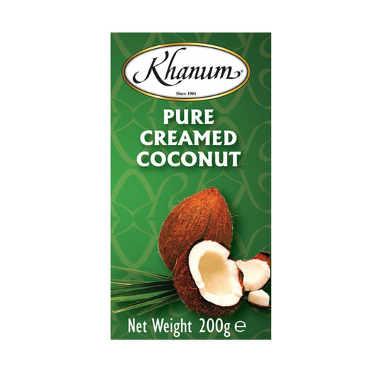 Khanum Pure Creamed Coconut Block 200g