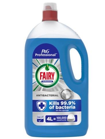 Fairy Antibacterial Washing Up Liquid (Blue) 4ltr