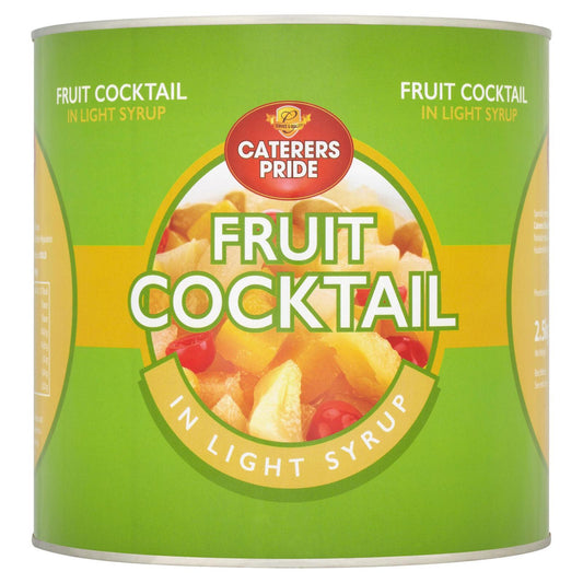 Caterers Pride Tinned Fruit Cocktail Mix In Syrup 2.5kg Tin