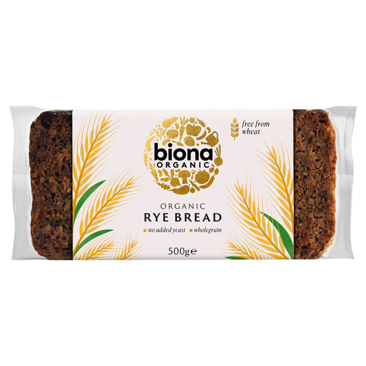 Biona Organic Sliced Rye Bread 500gm