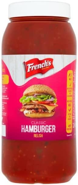 French's Classic Hamburger Relish 2.45kg