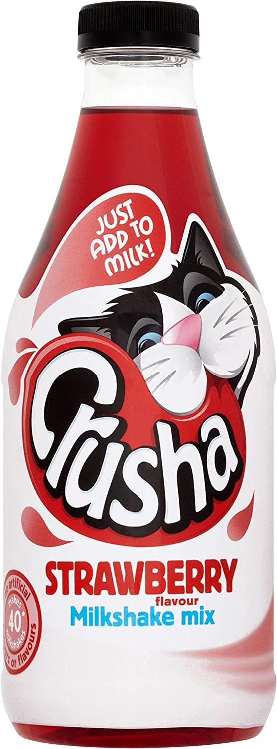 Crusha Strawberry Milk Shake Syrup 1ltr