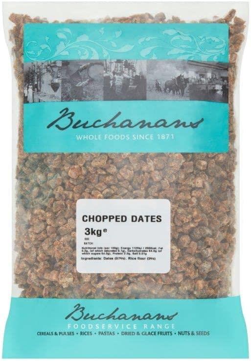 Buchanan CHOPPED Dates 3kg