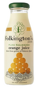 Folkington's Orange Juice 12 x 250ml Glass Bottles