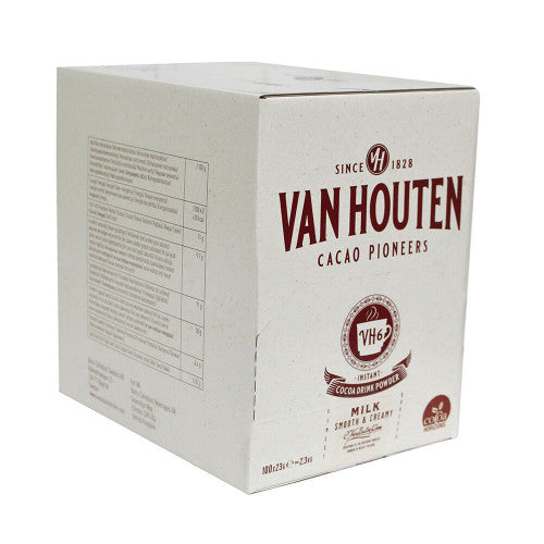 Van Houten Hot Chocolate Sachets 100 x 23gm