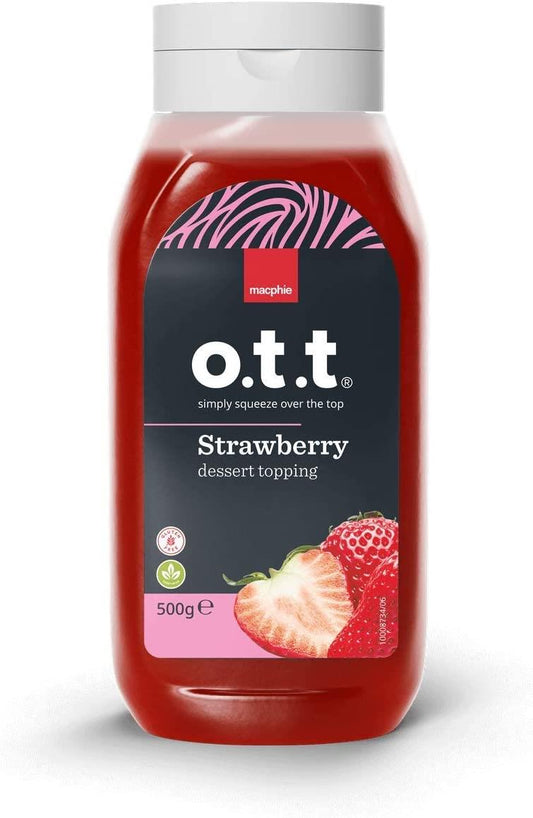 OTT Strawberry Dessert Topping Sauce 500gm