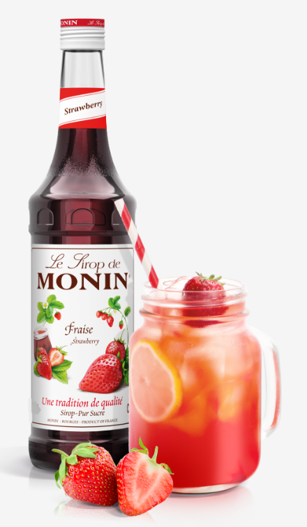 MONIN Premium Strawberry Syrup 1L