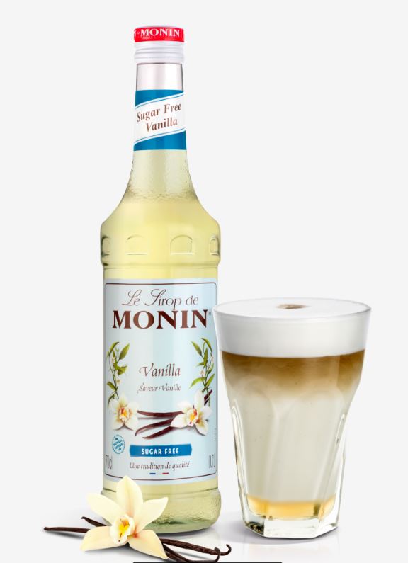 MONIN Premium Vanilla Sugar Free Syrup 1L