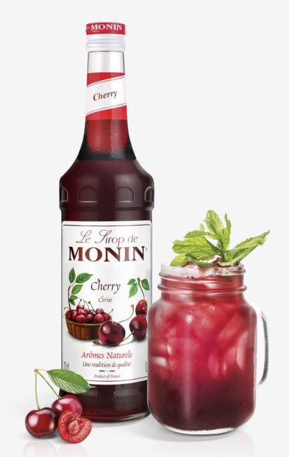 Monin Natural Cherry Syrup (Glass) 70cl