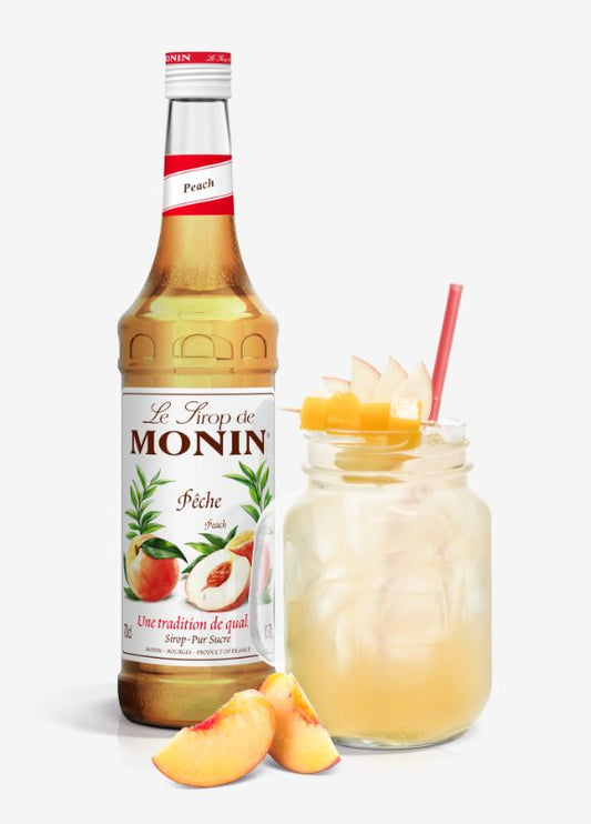 Monin Peach Syrup (Glass) 70cl