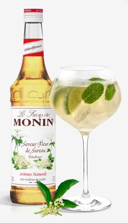 Monin Elderflower Syrup (Glass) 70cl