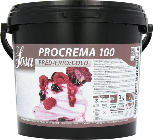 Sosa Procrema Cold 100 3kg (Icecream Stablizer)
