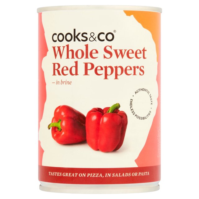 Cooks & Co Sweet Red Peppers 390gm