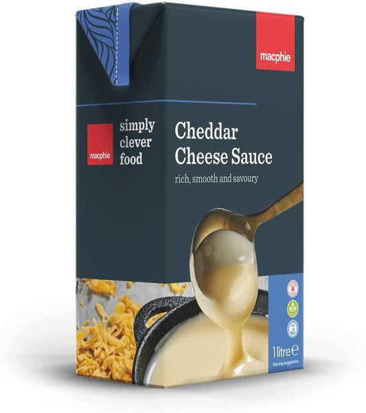 Macphie Cheddar Cheese Sauce 1ltr Carton