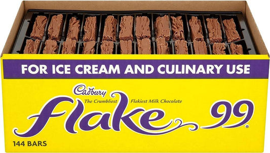 Cadbury 99 Chocolate Flakes  Box of 144 Flakes