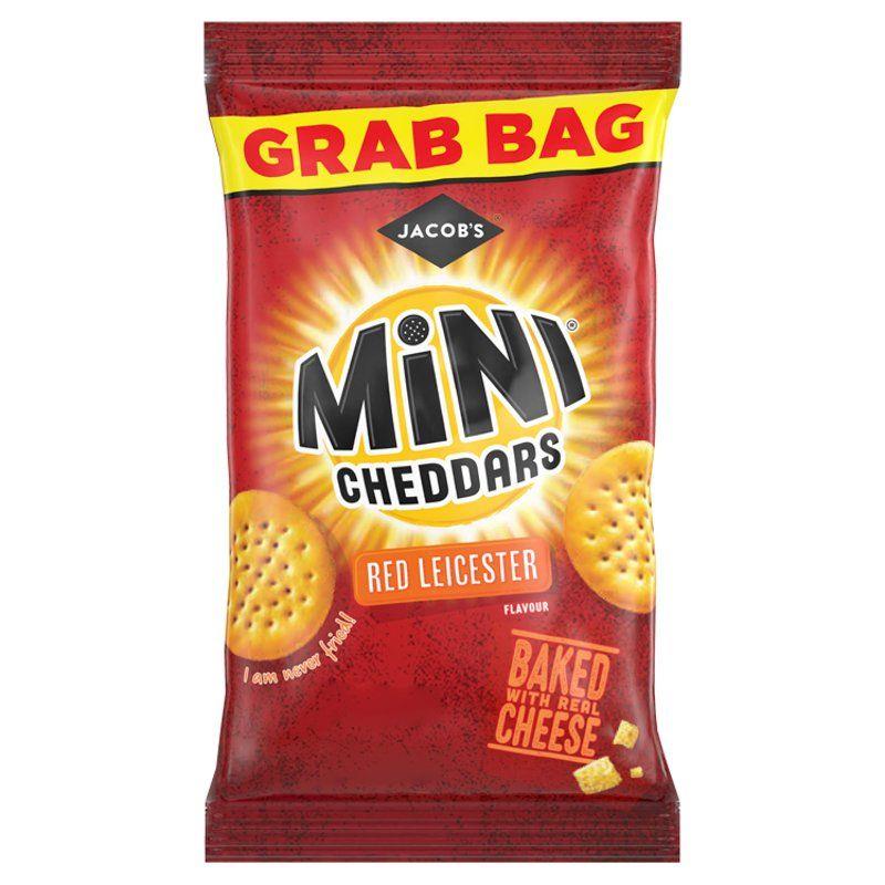 Jacob's Baked Red Leicester Mini Cheddars 30 x 45g Grab Bags