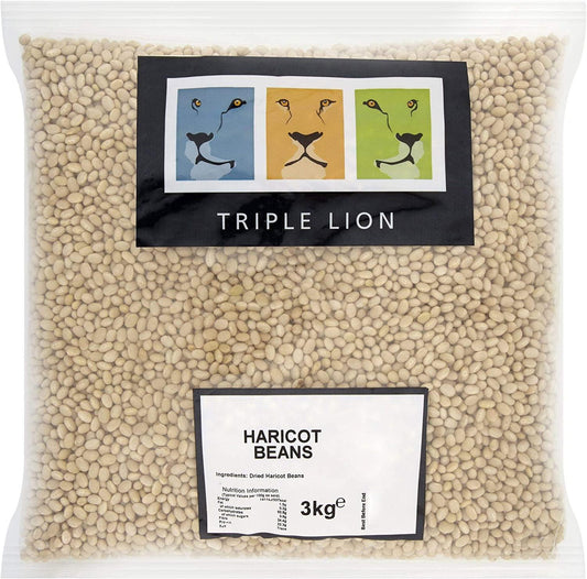 Triple Lion Haricot Beans 3kg