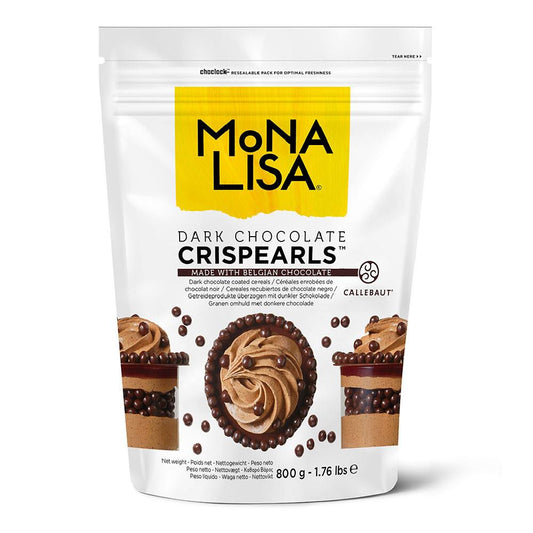 Callebaut Mona Lisa Dark Chocolate Crispearls 800g