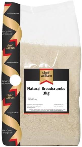 Chef William Natural Breadcrumbs 3kg Bag