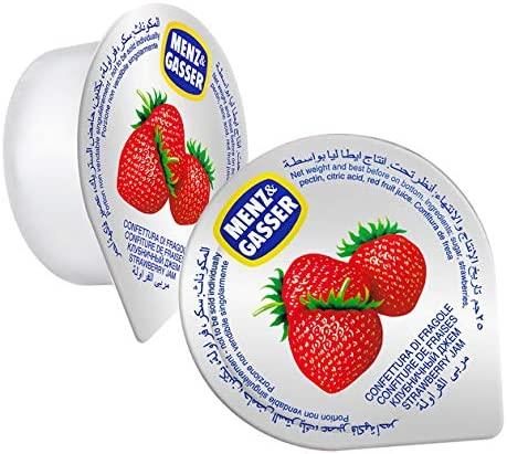 Menz & Gasser Strawberry Jam Portions 100 x 20g