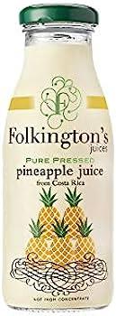 Folkington's Pineapple Juice 12 x 250ml Glass Bottles