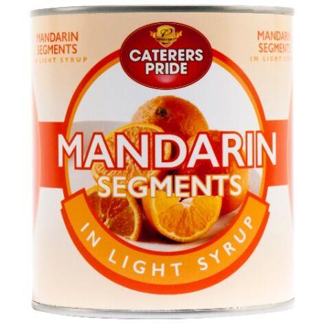 Caterers Pride Mandarin Segments In Light Syrup 2.65kg Tin