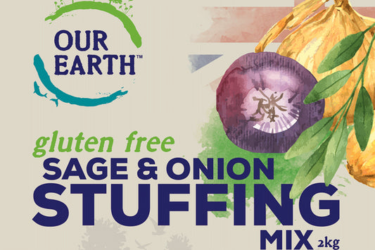 Our Earth Gluten Free Sage & Onion Stuffing 2kg