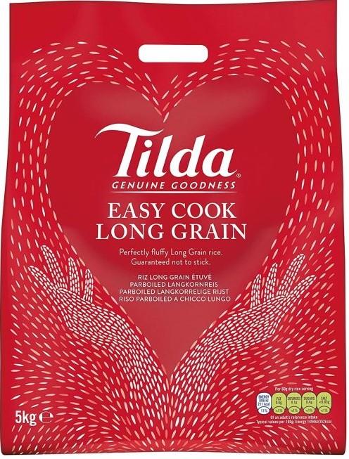 Tilda Easy Cook Long Grain Rice Red Bag 5kg