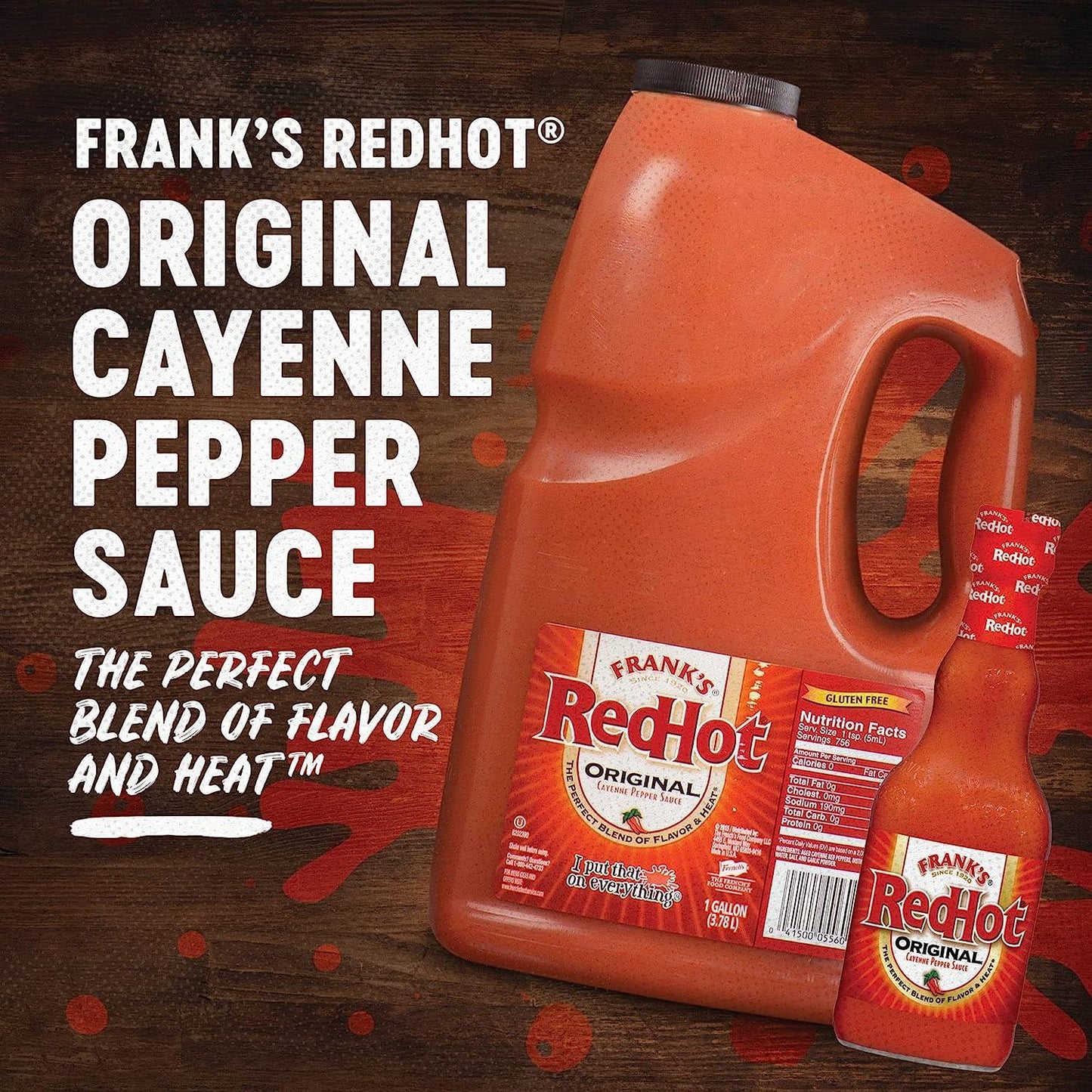 Frank's RedHot Original Cayenne Pepper Sauce 3.78Litres