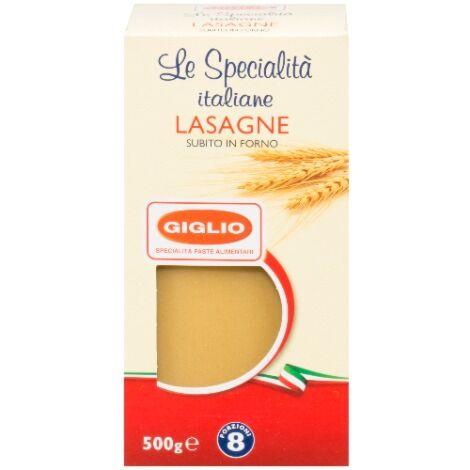 Giglio Plain Lasagne Sheets Case 12 x 500g Boxes