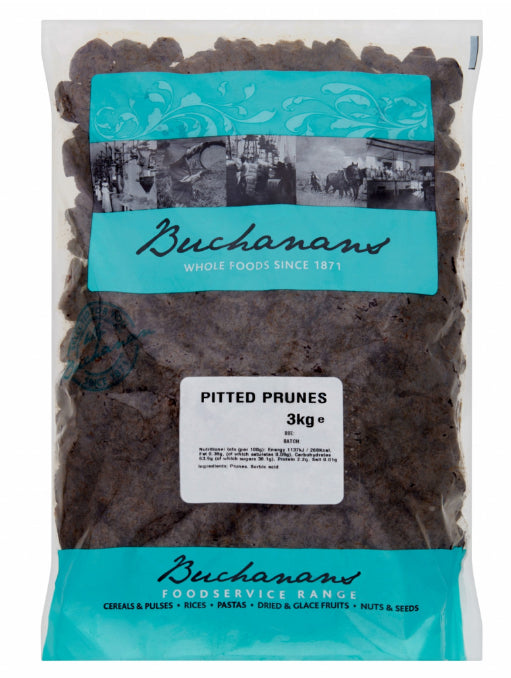 Buchanan Pitted Prunes 3kg Bag