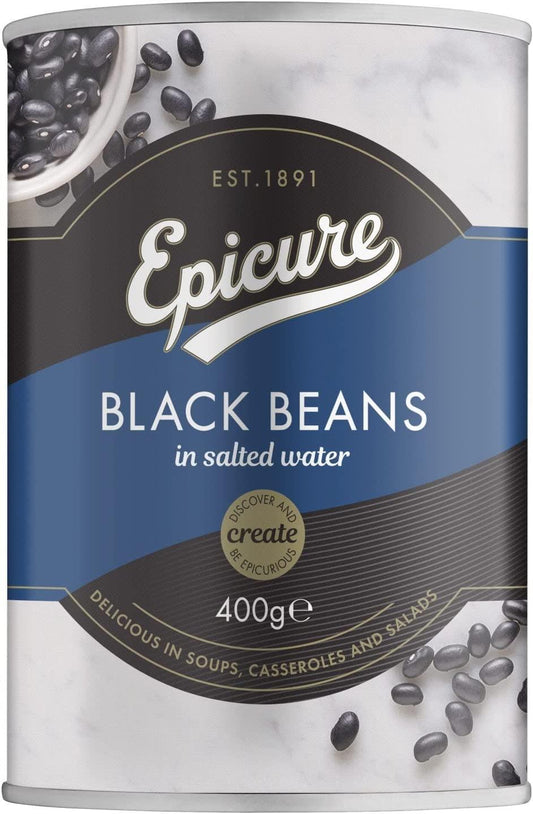 Epicure Black Beans 400gm